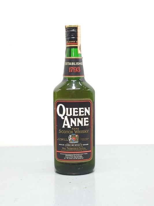 Whisky Queen Anne Rare Scotch Whisky anni 70 Hill Thomson &Co bott.75 cl