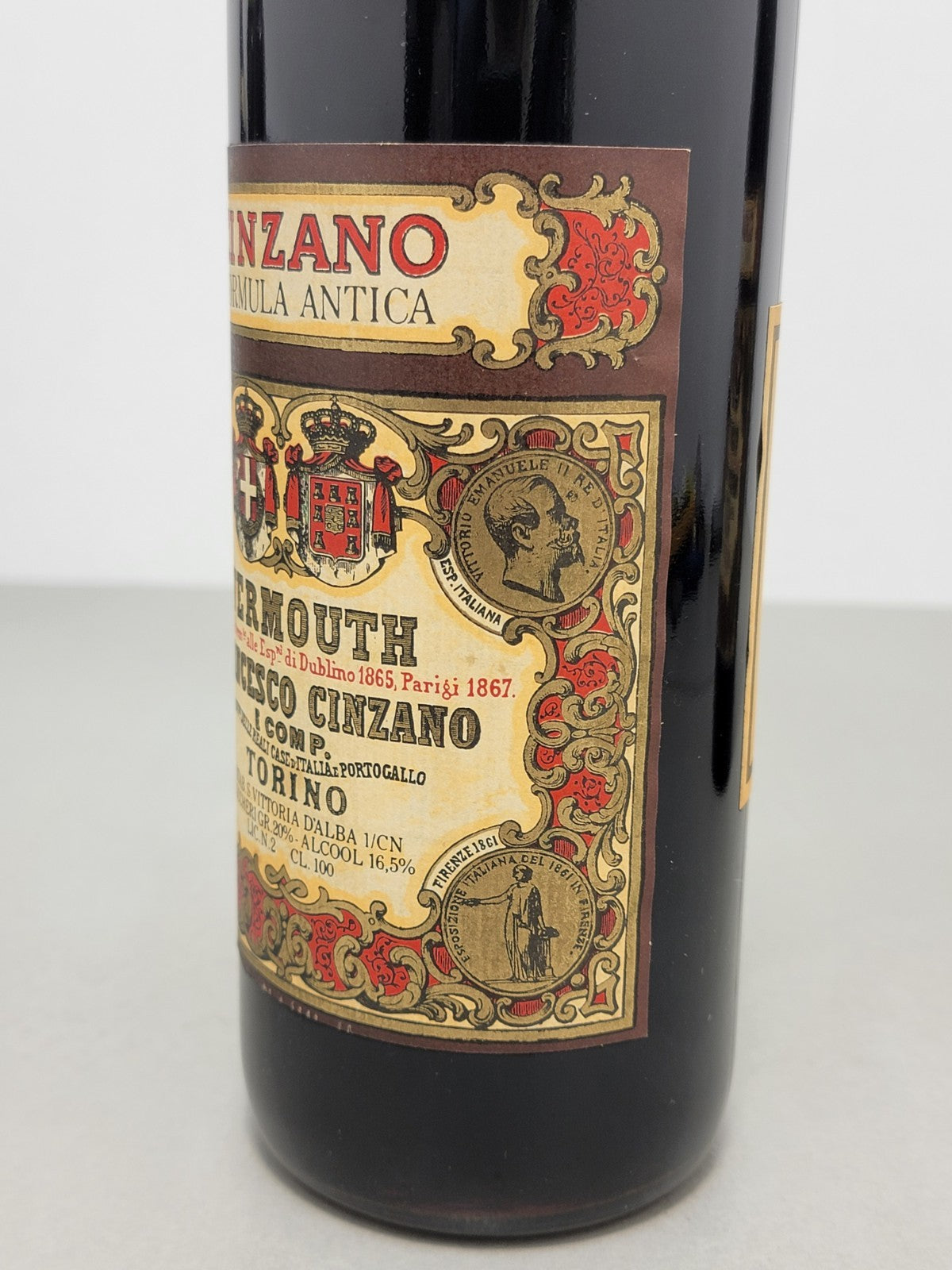 Vermouth Cinzano Antica Formula 1970s Con Box bott. 1 litro 16,5%