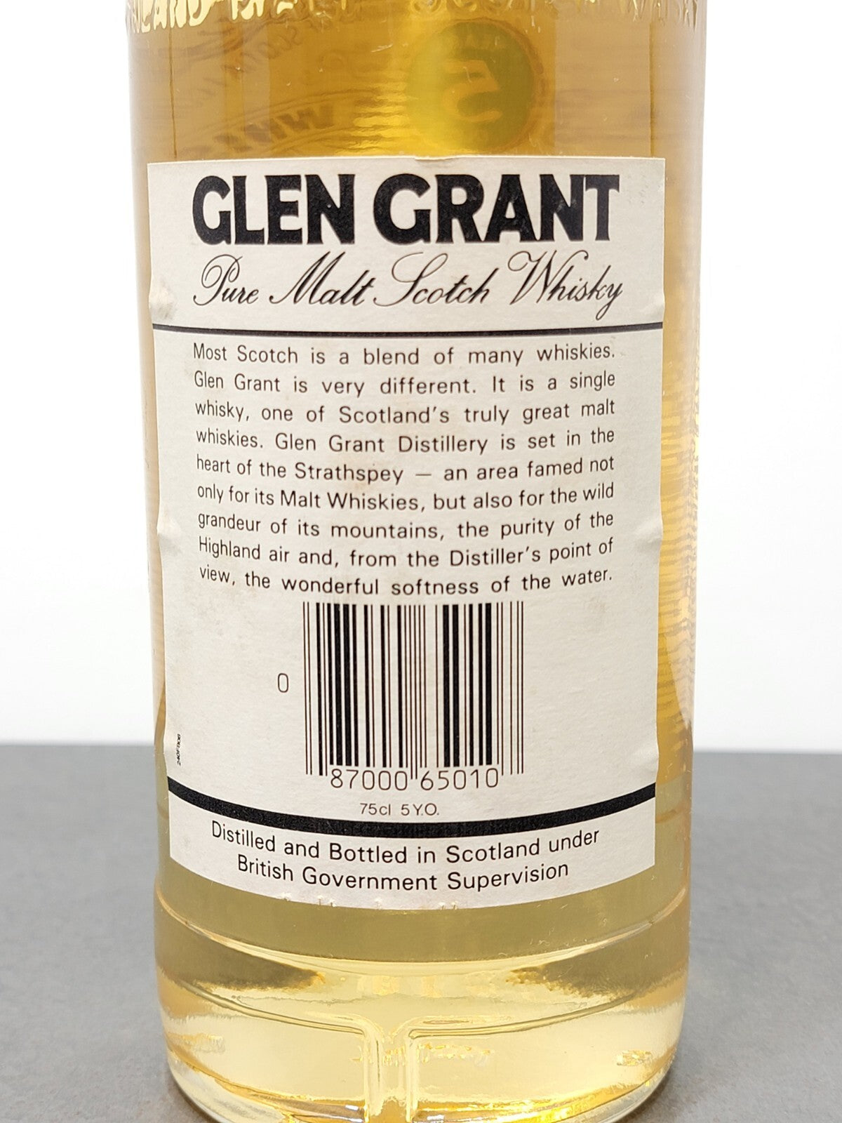 Glen Grant 5 years 1982 Pure Malt Scotch Whisky bott.75 cl 40%