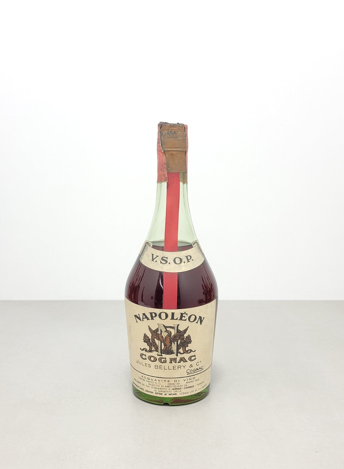Cognac Napoleon V.S.O.P Jules Bellery 1960s bott. 73 cl 42%