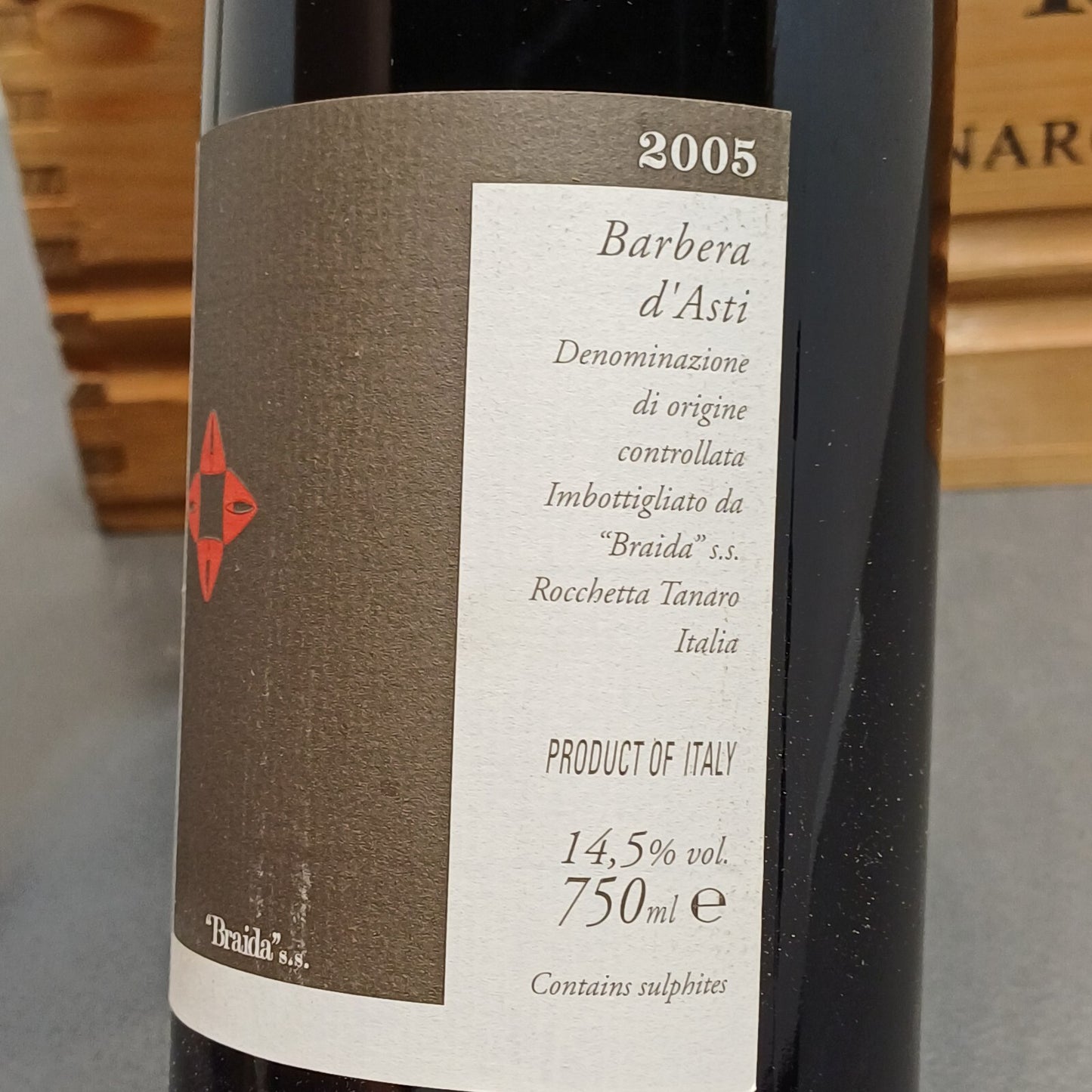 Bricco Della Bigotta 2005 Giacomo Bologna Barbera Braida 6 Bottiglie 75 cl 14.5%