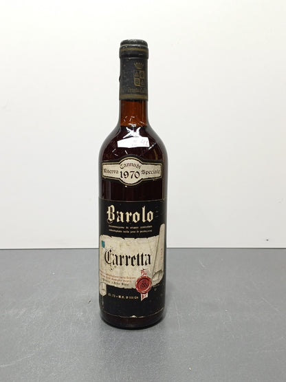 Barolo Carretta 1970 Cannubi Riserva Speciale bott. 72 cl 14%