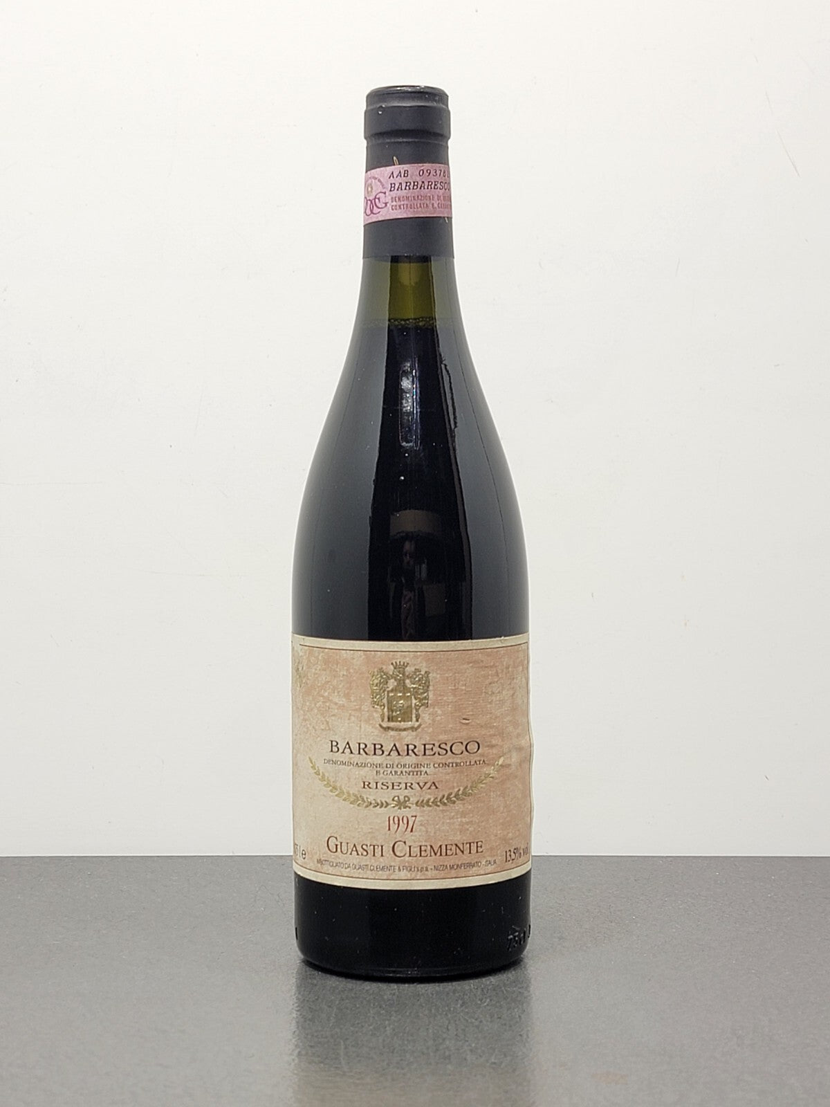 Barbaresco Guasti Clemente 1997 Riserva Nizza Monferrato bott. 75 cl 13.5%