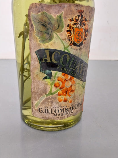 Grappa 1944/47 G. B Lombardini Acquavite Sigillo Reale bott 1 litro