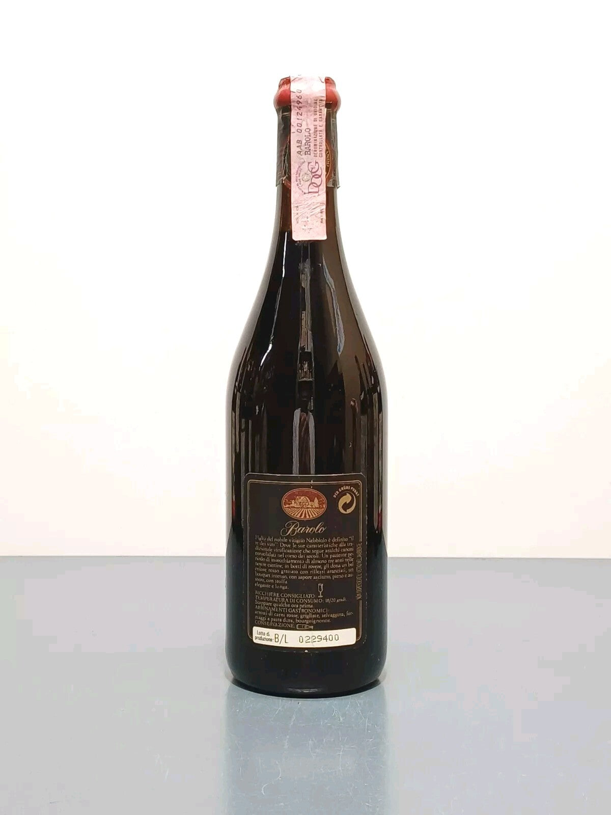 Barolo Giordano 1989 bott.75 cl 13.5%
