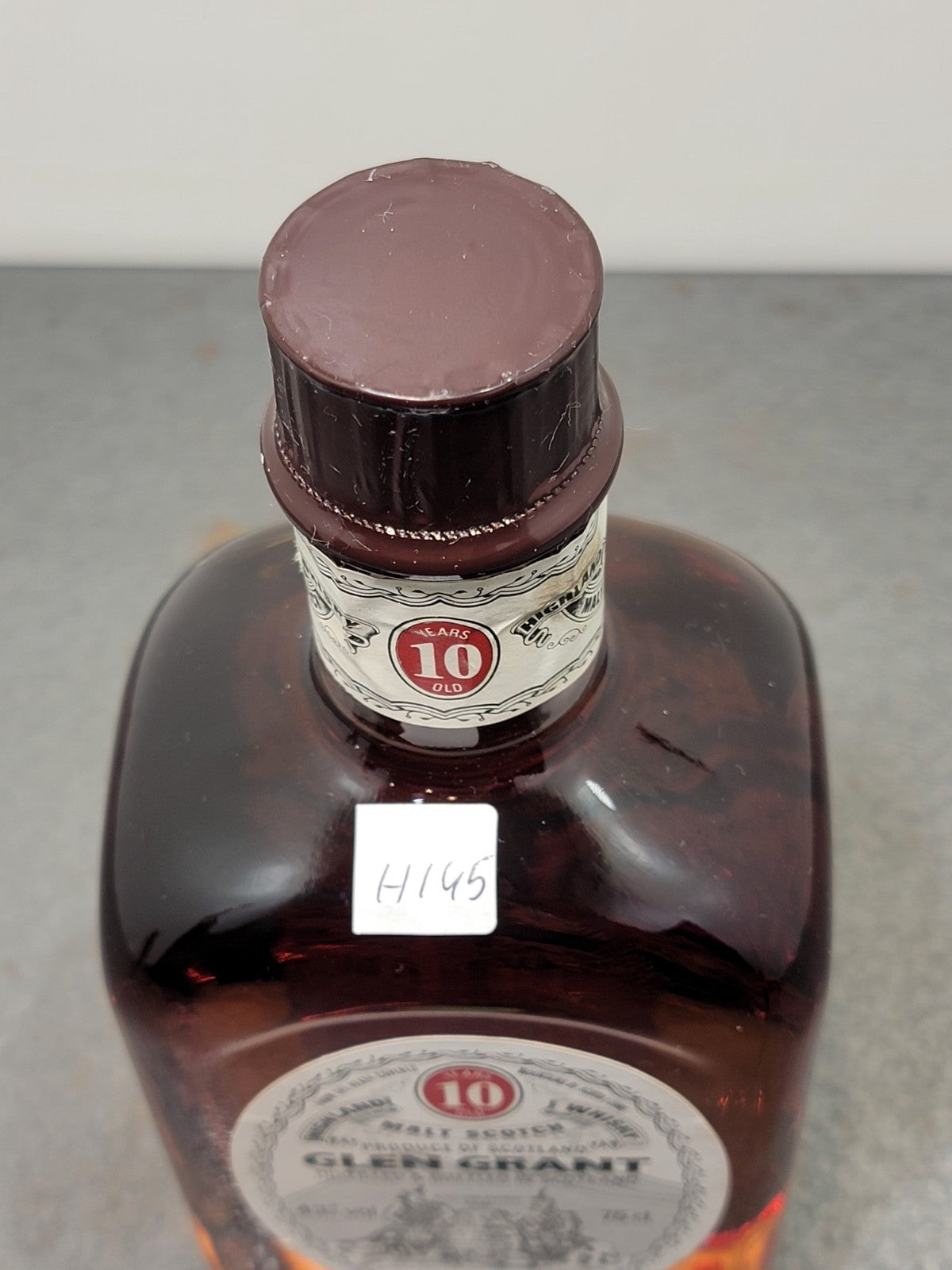 Whisky Glen Grant 10 years Pure Malt Scotch Whisky 1980s bott.75 cl 43%