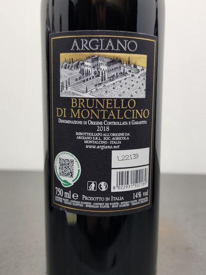 Brunello di Montalcino Argiano 2018 bott..75 cl 14%