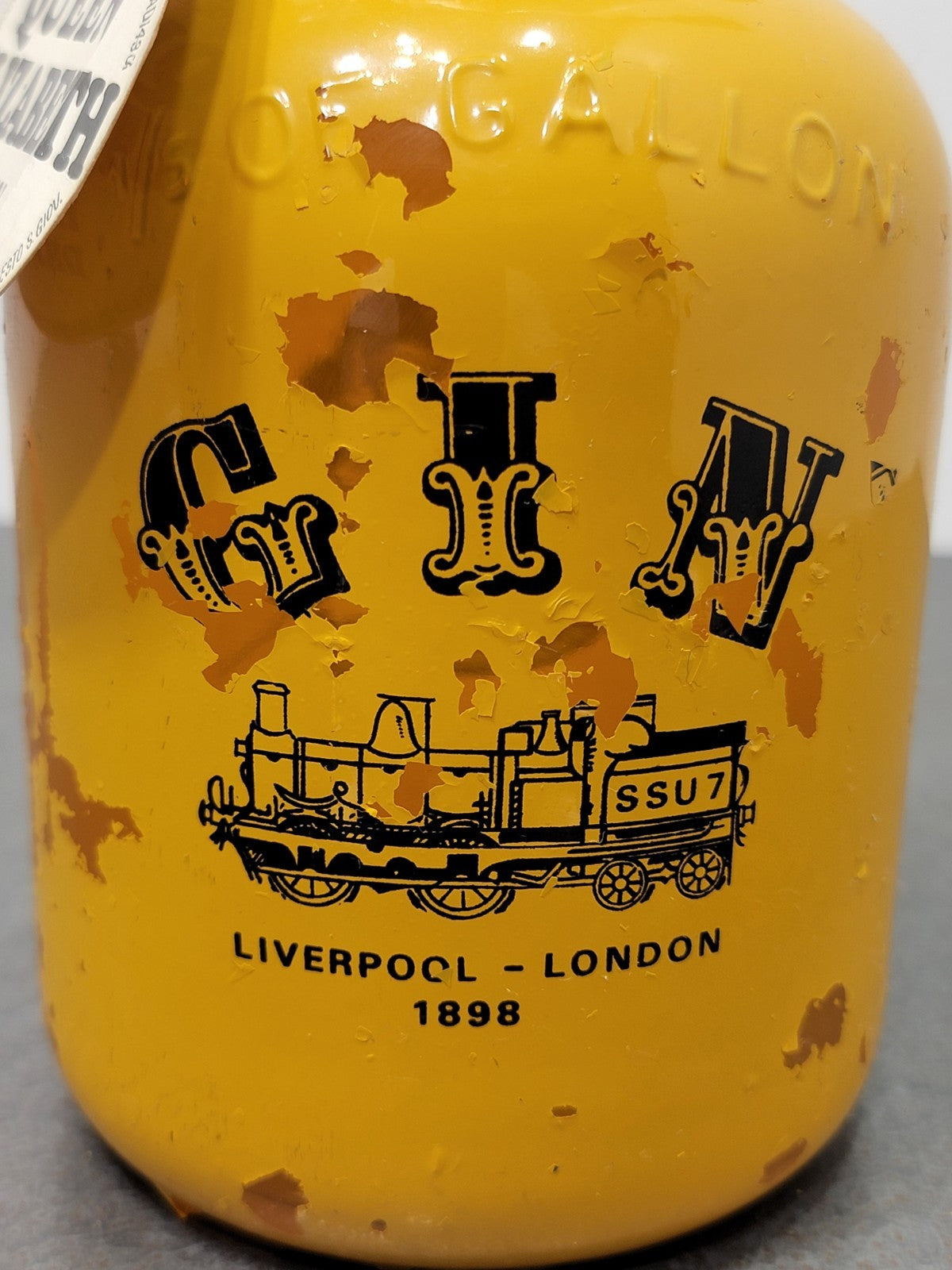 Gin Queen Elizabeth 1970s Duncan Gilbey & Matheson London Dry Gin bott.75 cl 40%