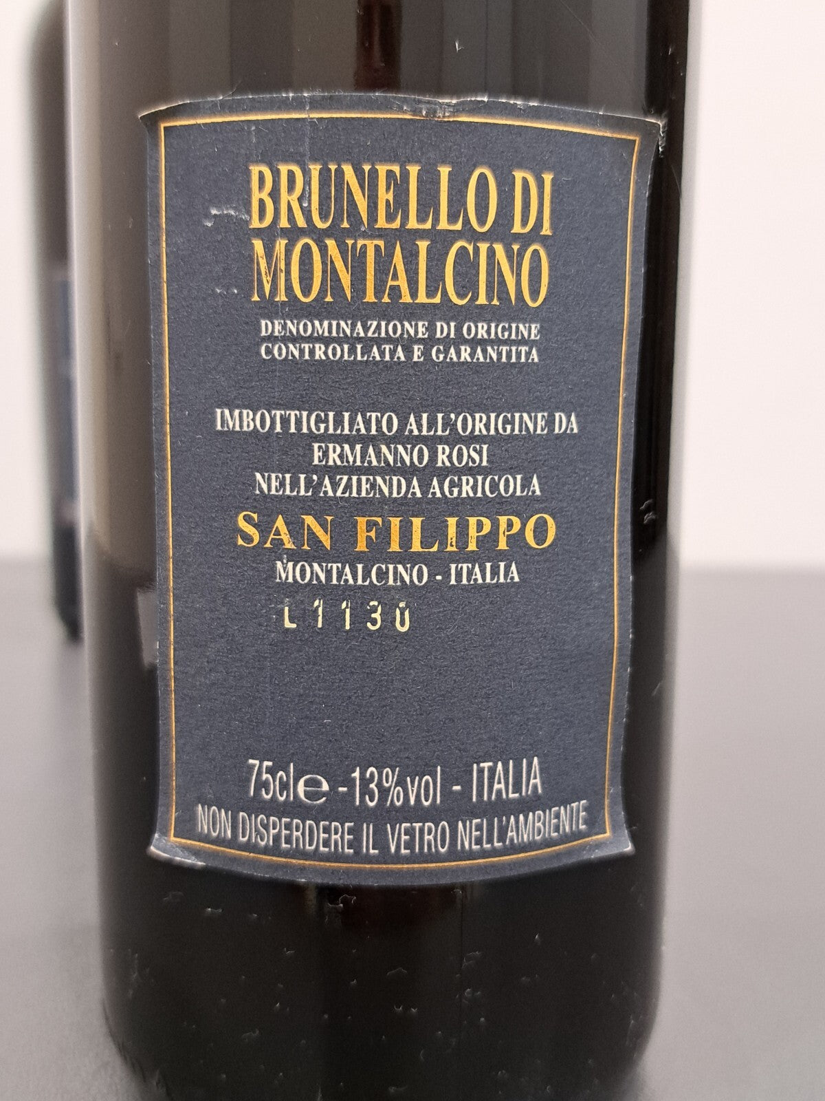 Brunello Di Montalcino San Filippo Ermanno Rosi 1997 bott. 75 cl