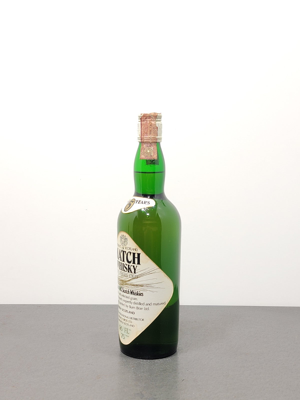 Whisky Match 5 years 1960s Blended Scotch Whisky bott.75 cl 43%