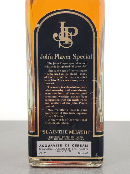 Whisky John Player Special 15 Years Old 1970s bott.75 cl 43%