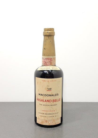 Whisky Highland Belle Macdonlad's 1950's Fine Scotch Whisky bott.75 cl 43%