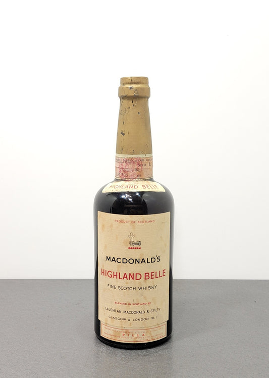 Whisky Highland Belle Macdonlad's 1950's Fine Scotch Whisky bott.75 cl 43%
