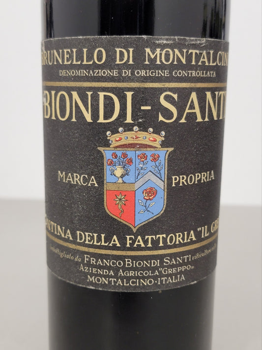 Biondi Santi Tenuta Greppo 1979 Brunello Di Montalcino bott. 75 cl 12.5%
