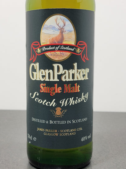 Whisky Glen Parker 1980s Single Malt Scotch Whisky bott.70 cl 40%