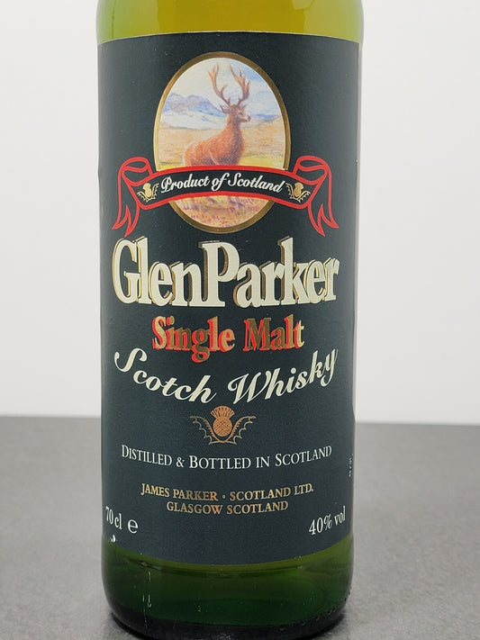 Whisky Glen Parker 1980s Single Malt Scotch Whisky bott.70 cl 40%