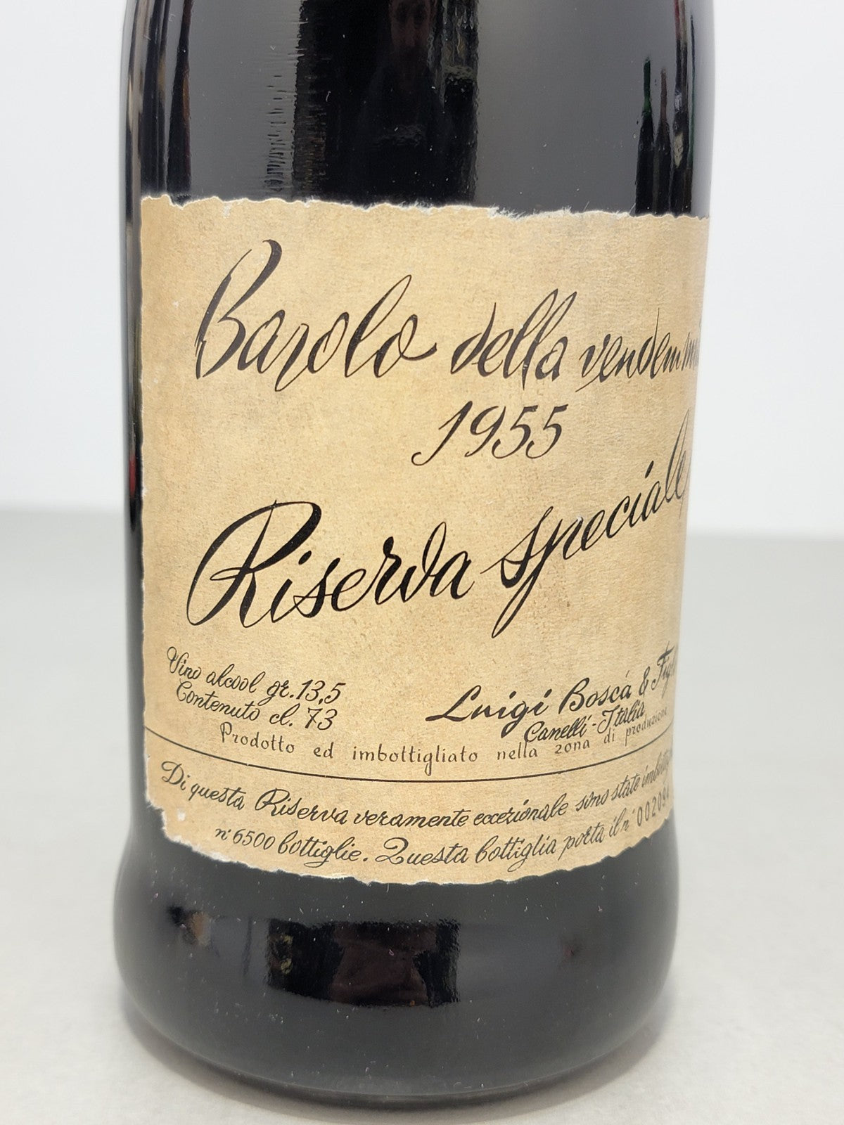 Barolo Bosca Riserva Speciale 1955 bott.73 Luigi Bosca cl 13.5%