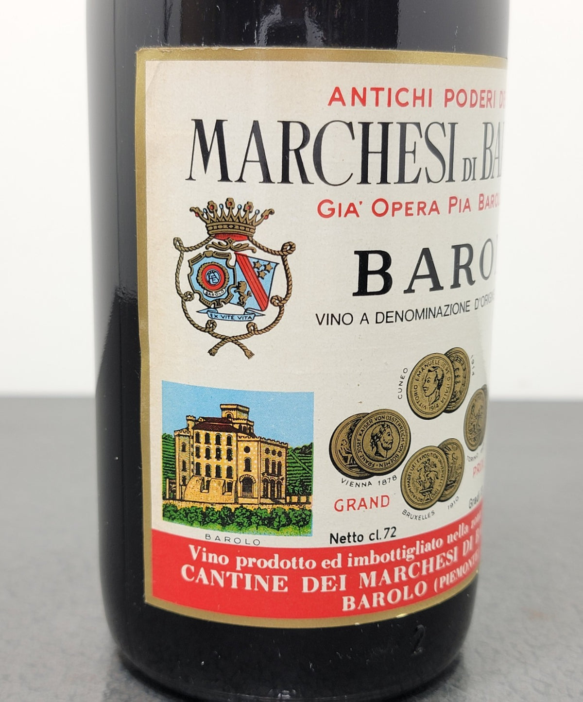 Barolo Marchesi 1966 Gia Opera Pia bott.72 cl 13%