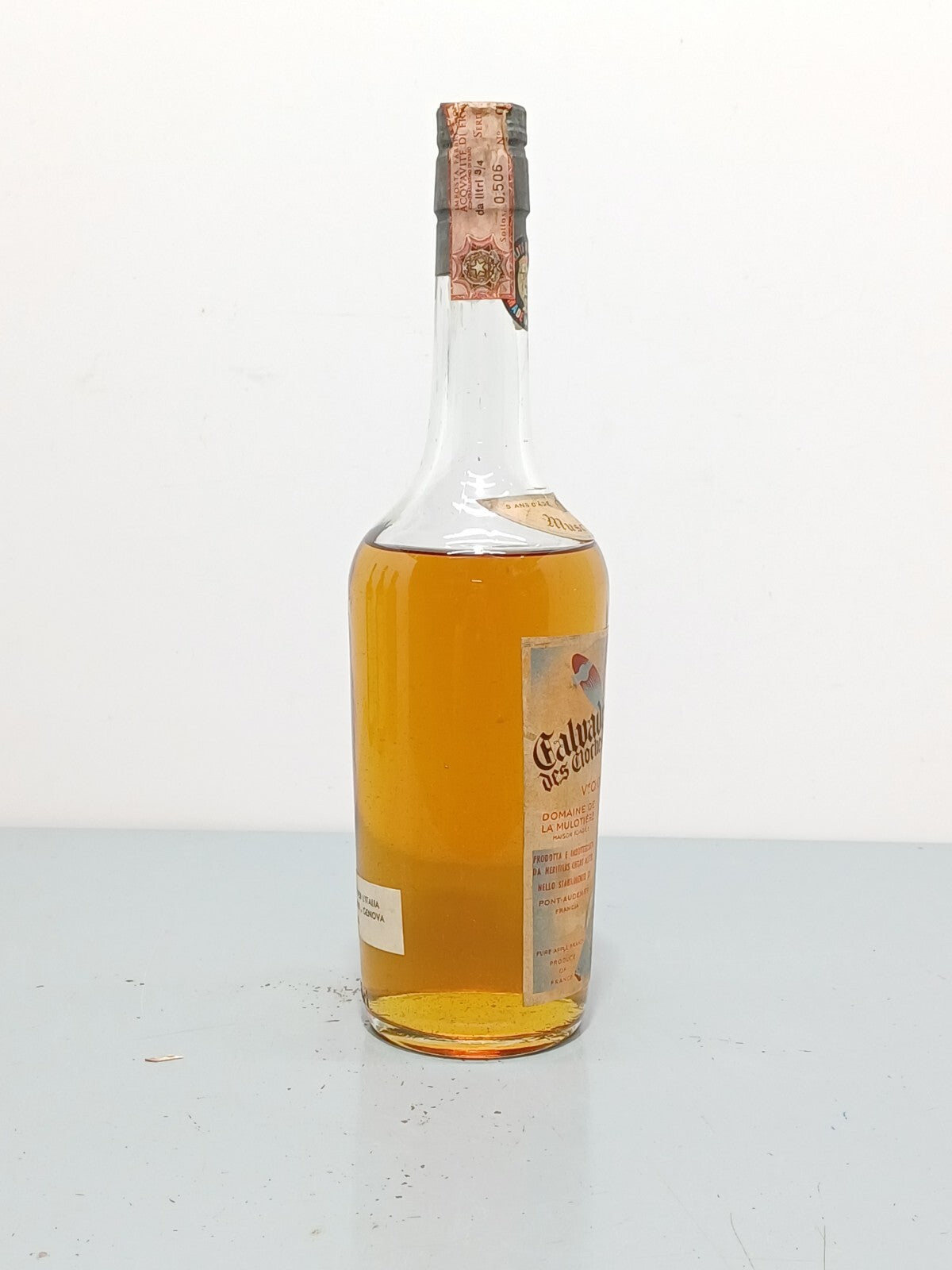 Calvados Vieux 1960s Chort Mutel Des Cloches De Corneville bott.75 cl