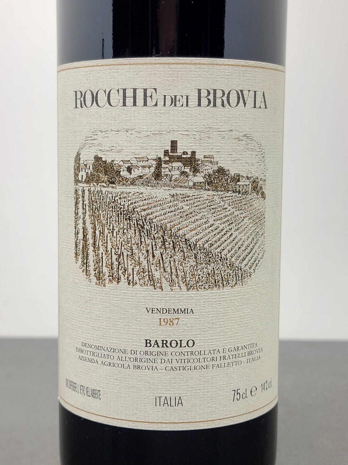 Barolo Rocche Dei Brovia 1987 Castiglione Falletto bott.75 cl 14%