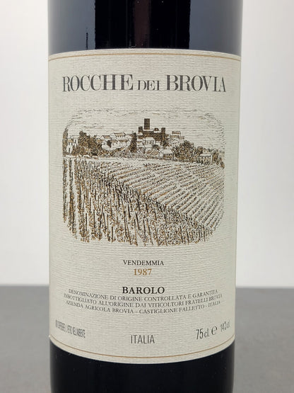 Barolo Rocche Dei Brovia 1987 Castiglione Falletto bott.75 cl 14%