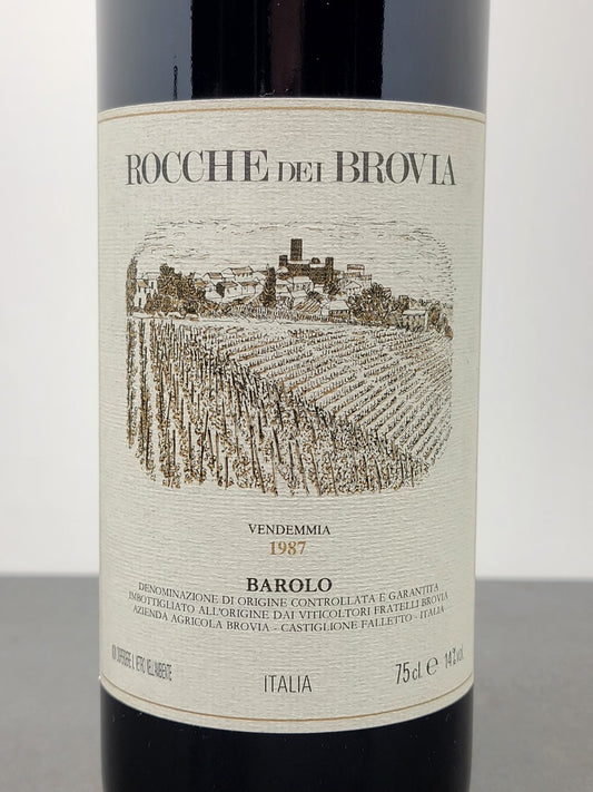 Barolo Rocche Dei Brovia 1987 Castiglione Falletto bott.75 cl 14%