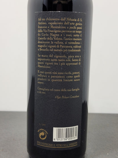 Brunello Di Montalcino Pietranera 1998 Centolani botti.75 cl 14%