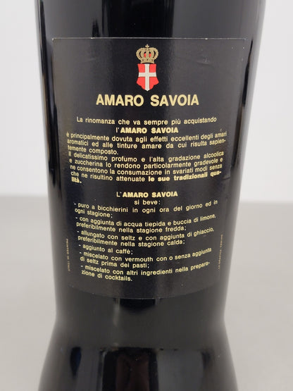 Amaro Savoia Cinzano 1970s Liquore bott. 1 litro 34%