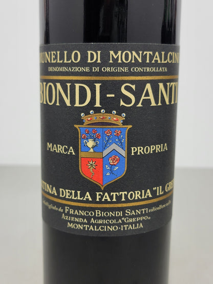 Biondi Santi Tenuta Greppo 1974 Brunello Di Montalcino bott. 72 cl 12.5%