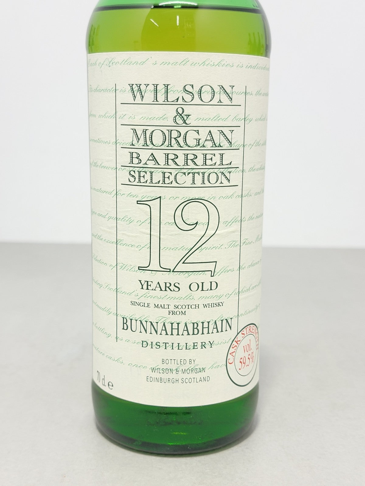Whisky Bunnahabhain 12 years 1981 Wilson & Morgan Bottled 1993 bott. 70 cl 59,5%