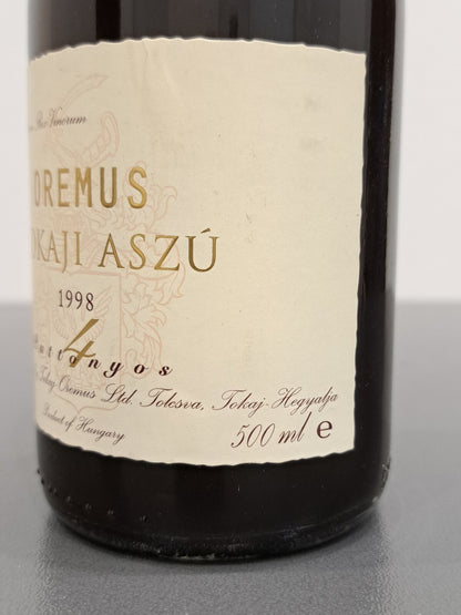 Tokaji Oremus Aszu 1998, 4 Puttonyos, Cl 50