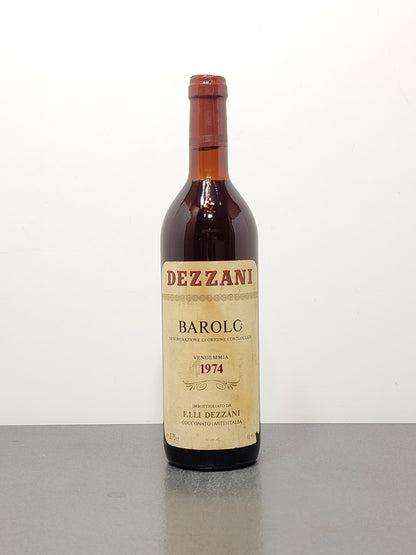 Barolo Fratelli Dezzani 1974 bott75 cl 13%