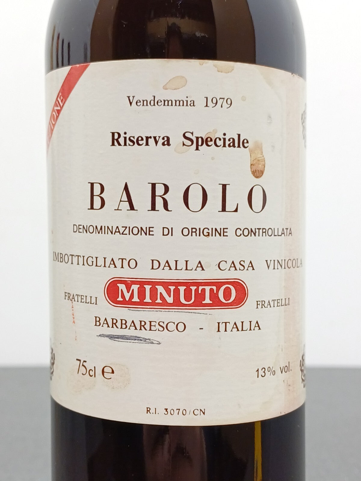 Barolo Minuto 1979 Riserva Speciale bott.75 cl