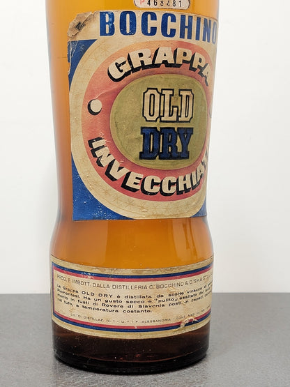 Grappa Di Bocchino Canelli 1960s bott. 1 Litro 40% OLD DRY