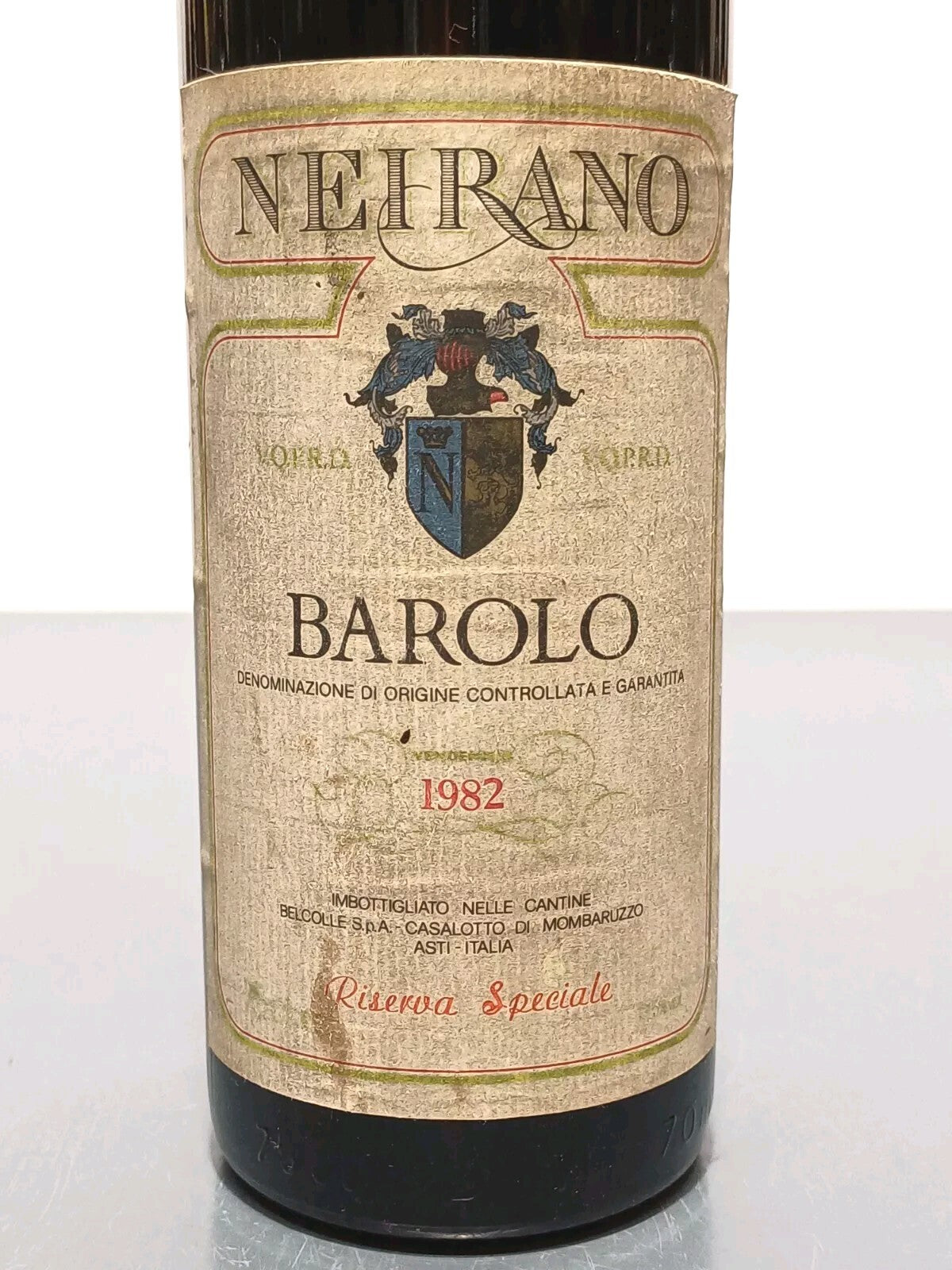 Barolo 1982 Neirano Riserva Speciale bott.75 cl