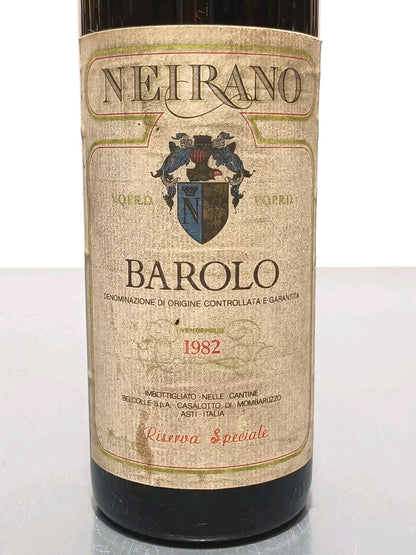 Barolo 1982 Neirano Riserva Speciale bott.75 cl
