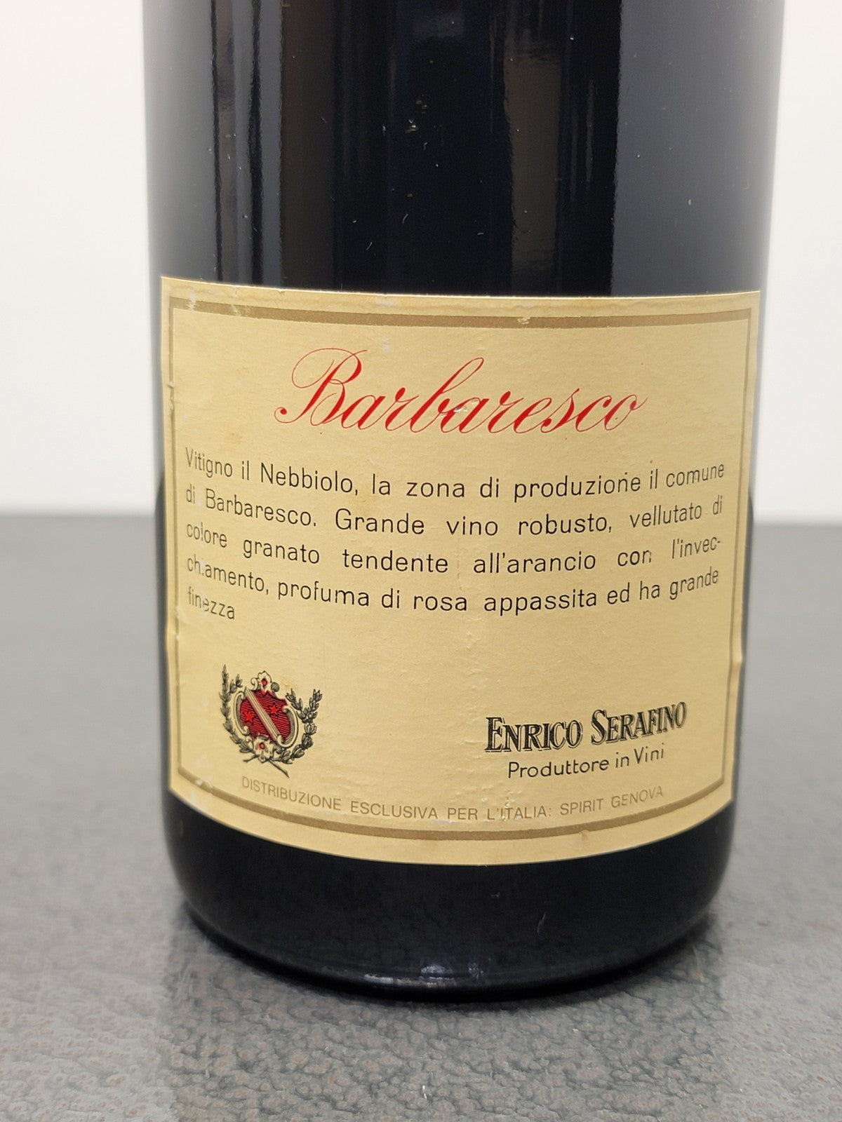 Barbaresco Enrico Serafino 1966  Riserva bott..72 cl 13%_2