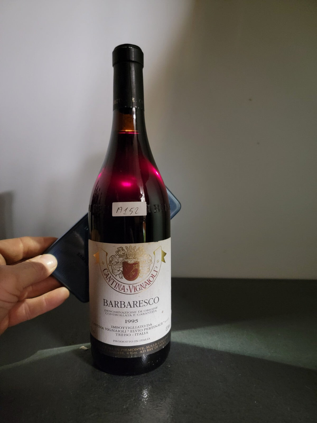 Barbaresco Cantina Vignaioli 1995  Elvio Pertinace bott..75 cl 13.5%