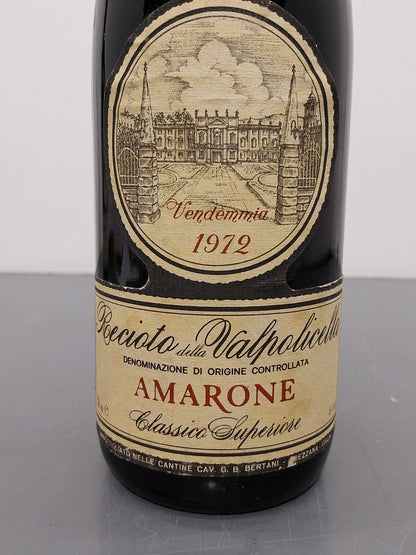 Amarone Bertani 1972 Recioto della Valpolicella Classico Bott. 75 cl 15%
