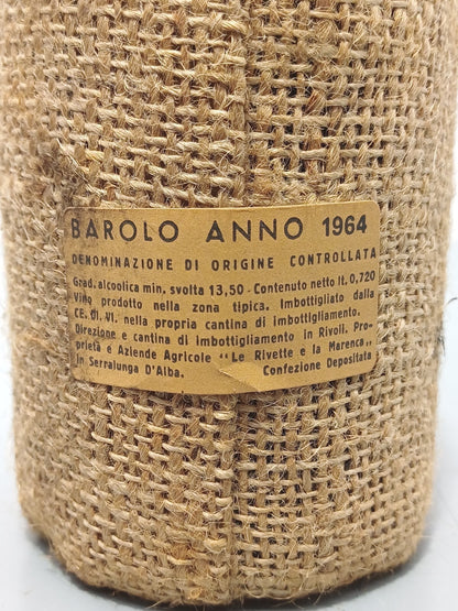 Barolo Villadoria 1964 Riserva Speciale bott 72 cl 13,5%