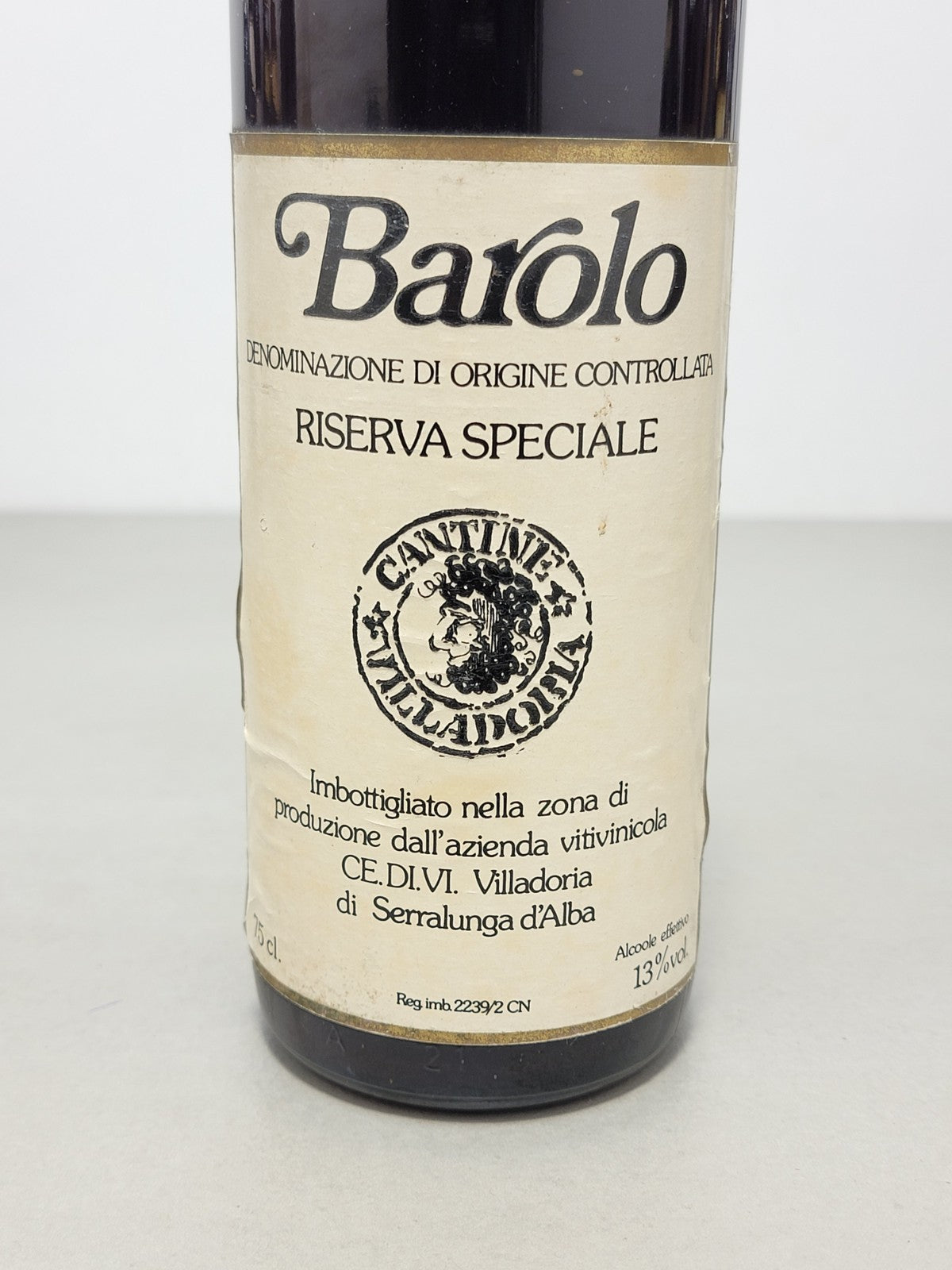 Barolo Villadoria 1971 Riserva Speciale Serralunga D'alba CE DI VI 75 cl 13%
