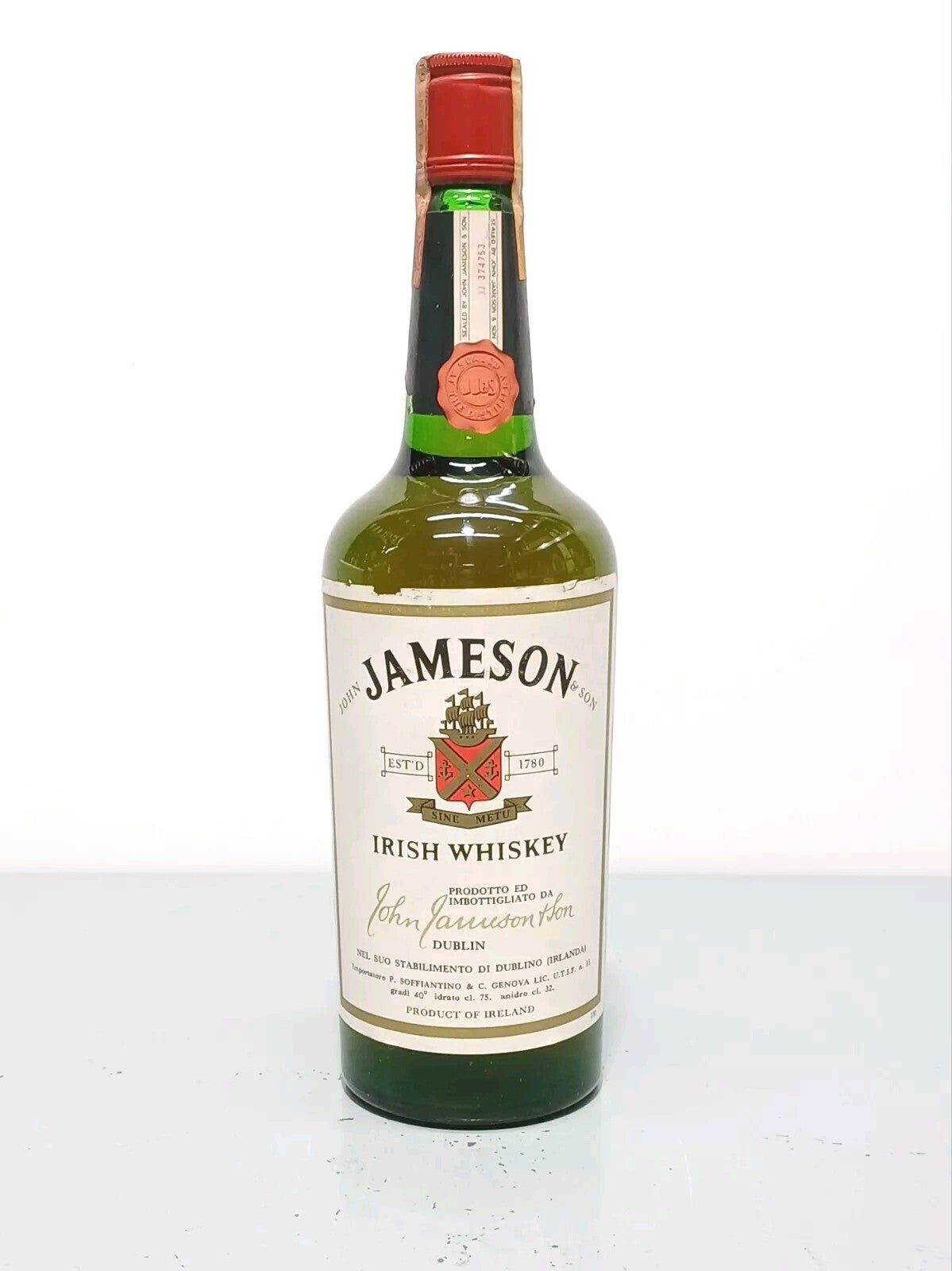 Whisky Jameson 1970s Irish Whisky bott.75 cl 40%