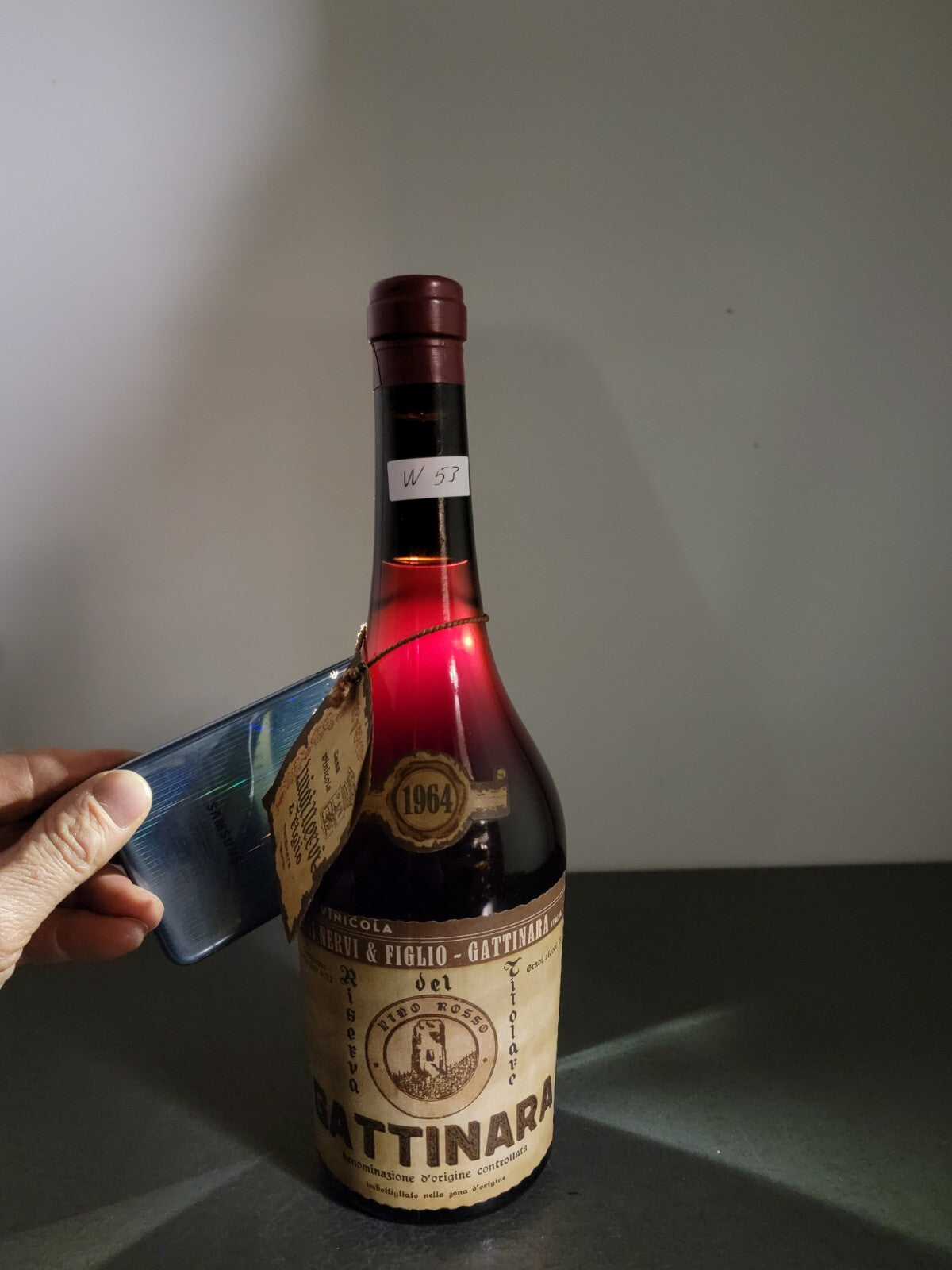 Gattinara Luigi Nervi 1964 Riserva Del Titolare bott. 72 cl 13 %