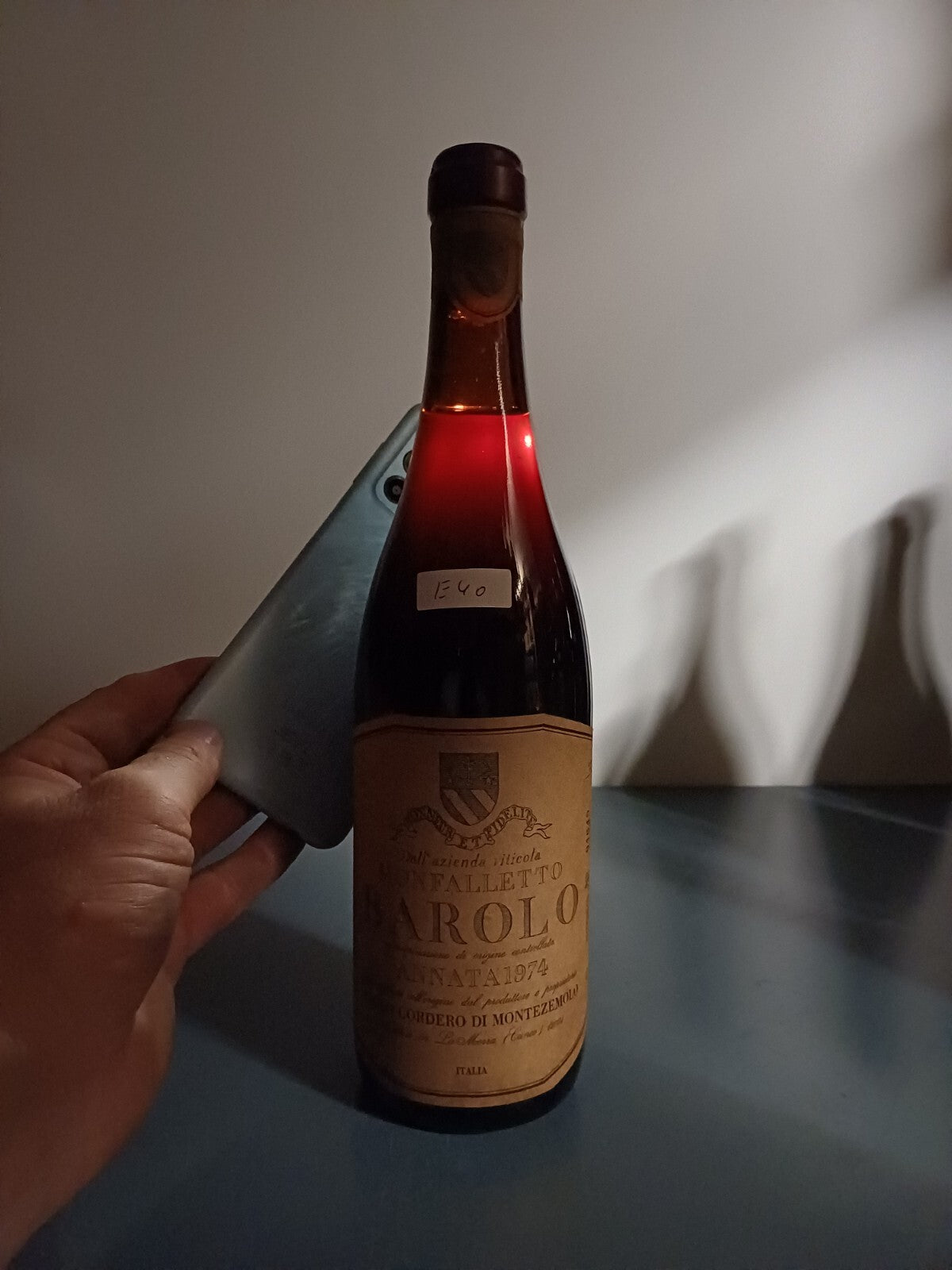 Barolo Monfalletto 1974Paolo Cordero Di Montezemolo bott.75 cl 13%
