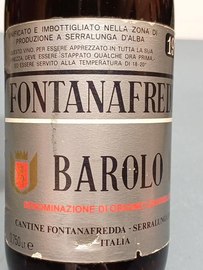Barolo 1974 Fontanafredda Serralunga D'Alba bott. 75 cl