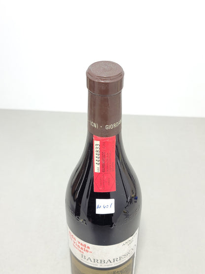 Barbaresco Giovanni Giordano 1985 Vigneto Asili bott. 75 cl 13,5%