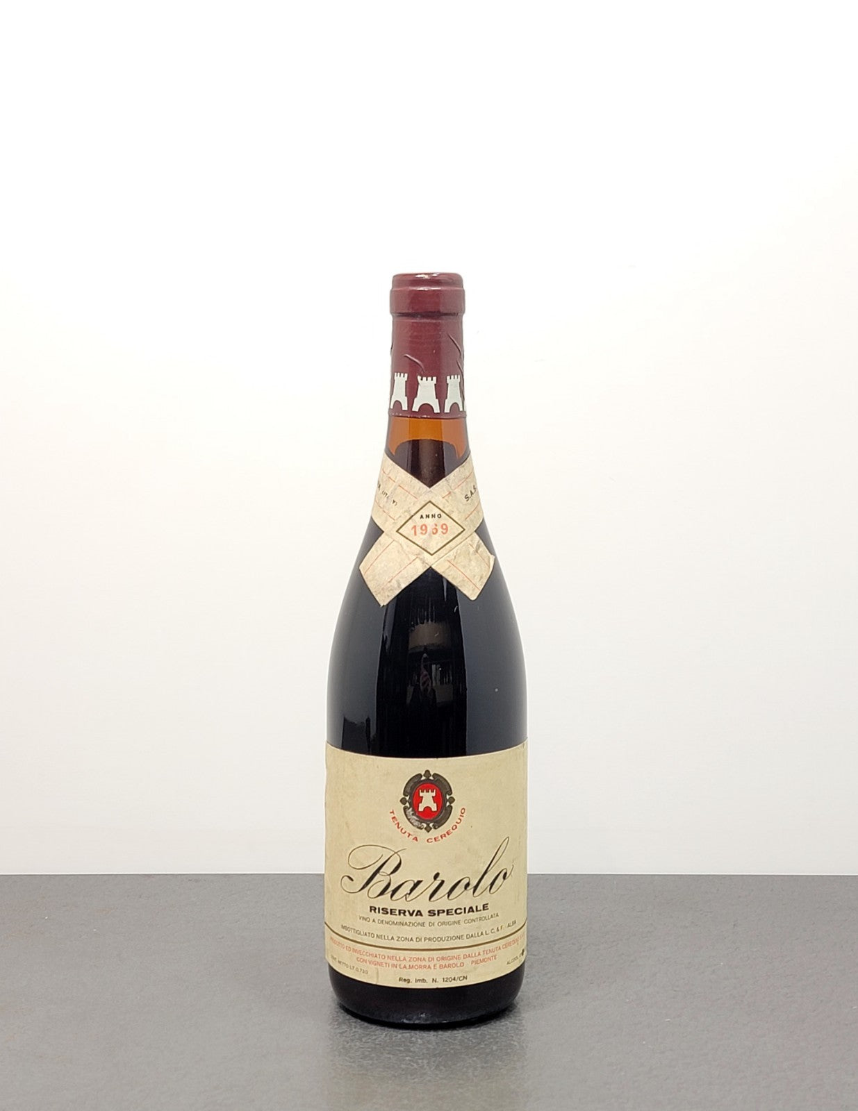 Barolo Tenuta Cerequio Riserva Speciale 1969 bott. 72 cl 13.5%