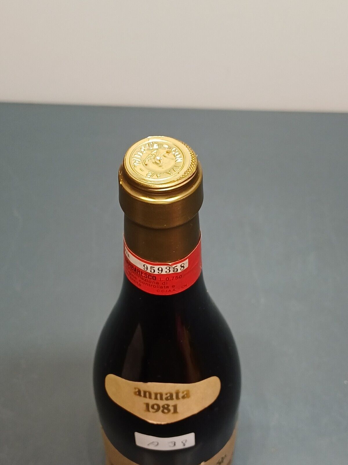 Barbaresco Priarone Franco 1981 bott. 75 cl 13%