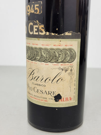 Barolo Pio Cesare 1945 Alba bott.72 cl 13 %