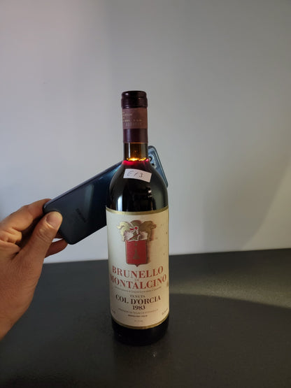 Col D'Orcia 1983 Brunello di Montalcino bott.75 cl 13.5%